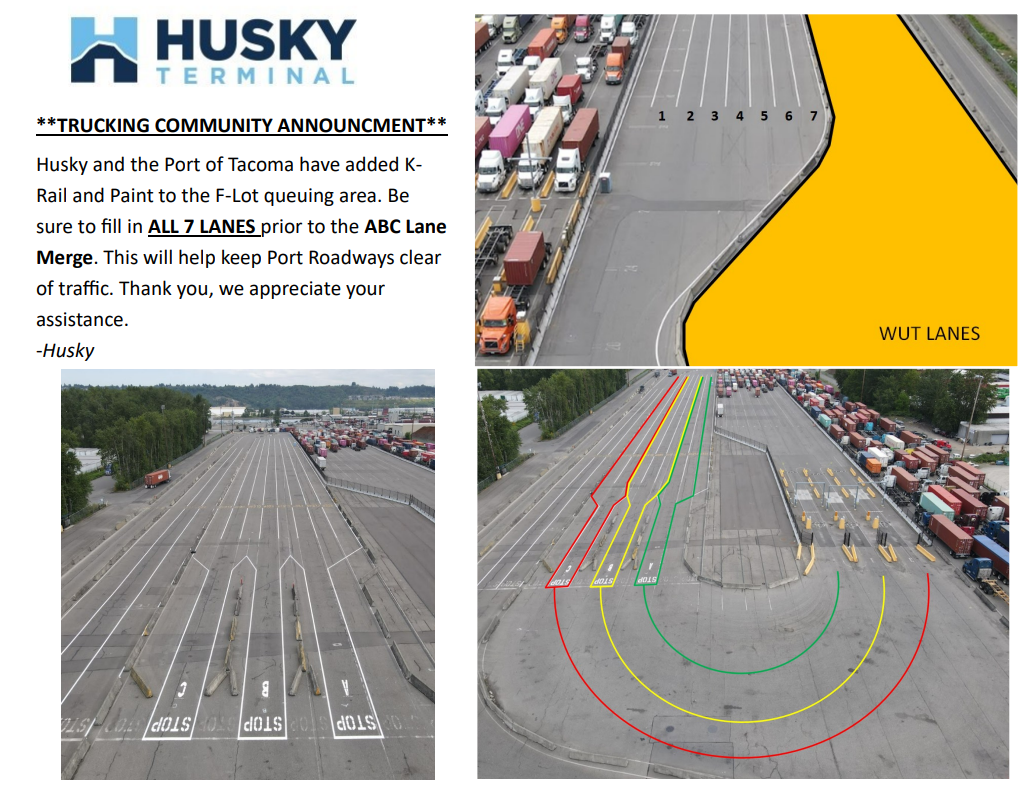 Husky Lot F Repaint
